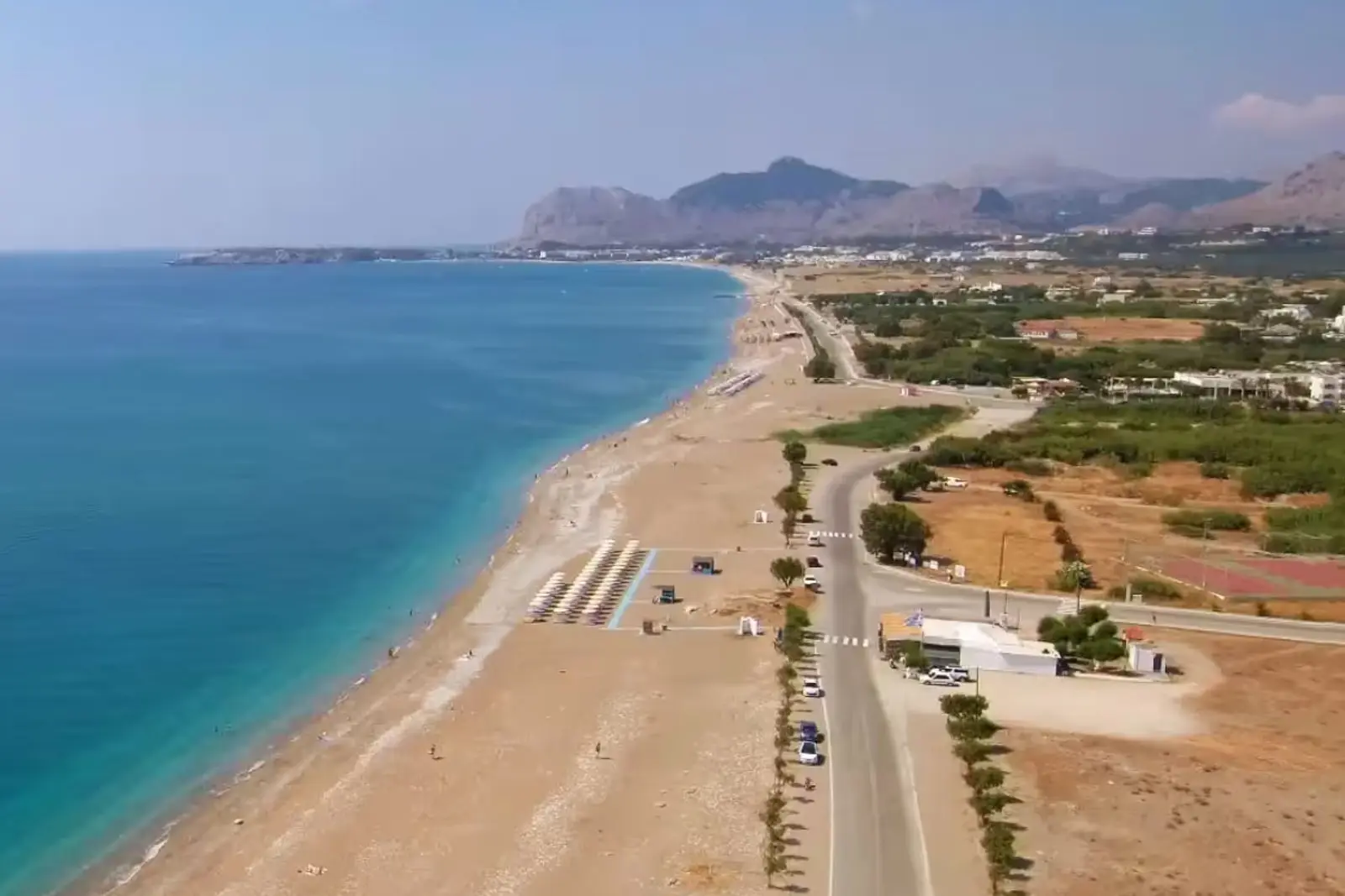 Afantou Beach from above